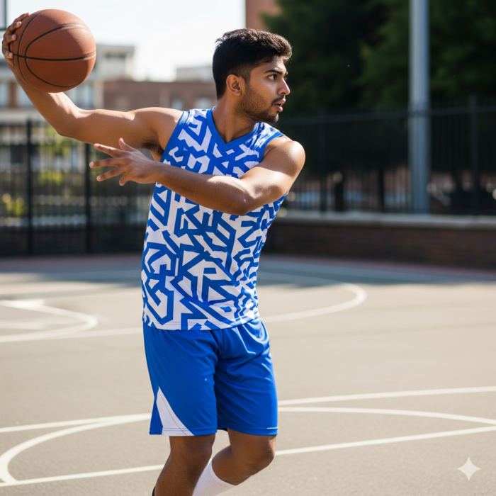 Blue Maze Men’s Basketball Kit
