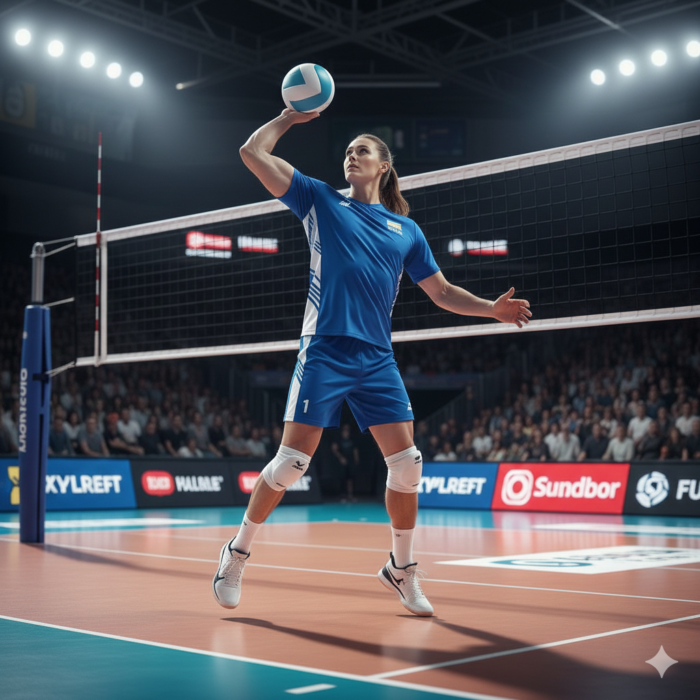 Aero Blue Volleyball Jersey (Women)