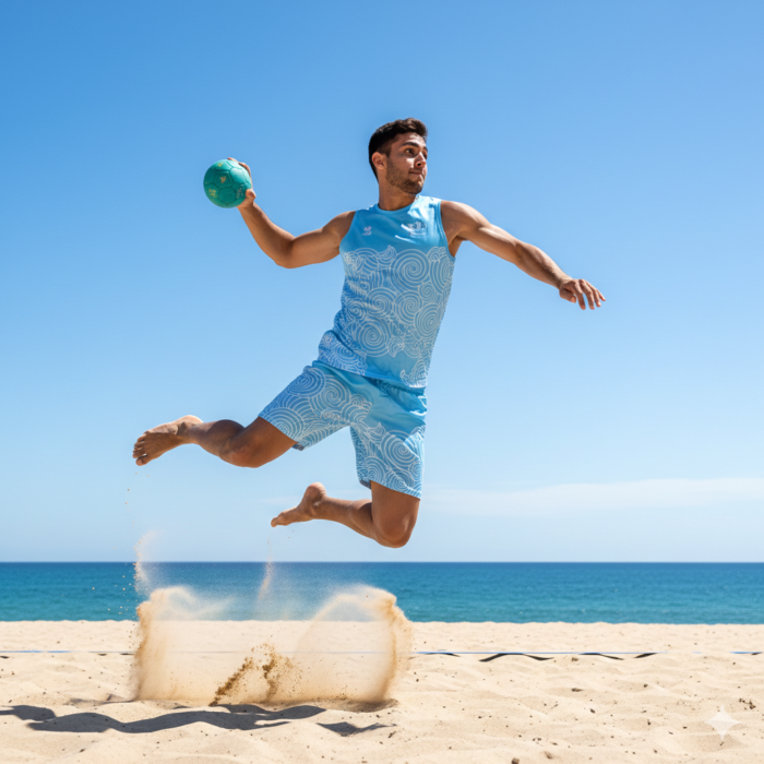 Pacific Blue Beach Handball Jersey
