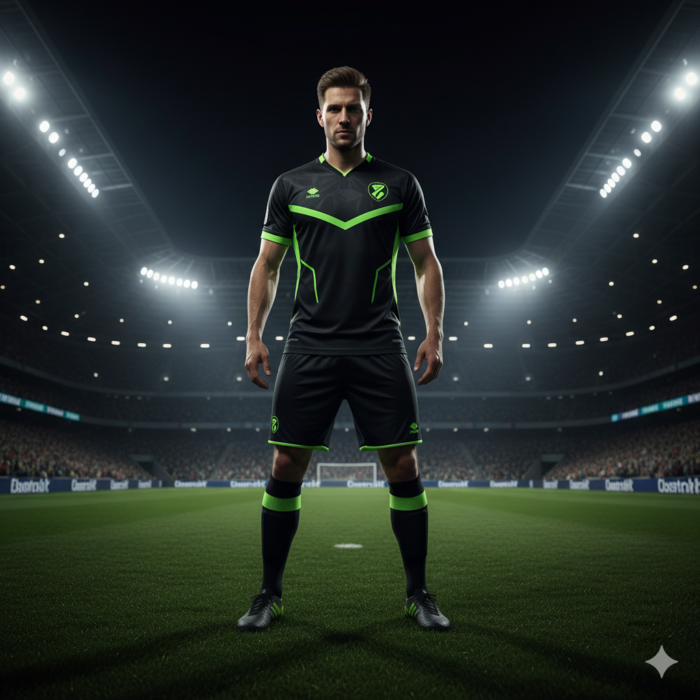 Phantom Black Football Jersey