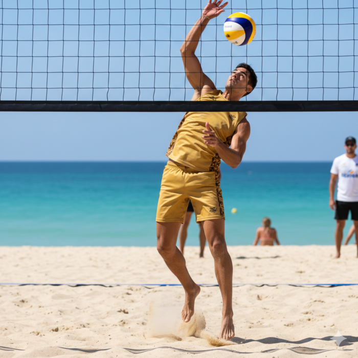 Sandstorm Gold Beach Volleyball Jersey
