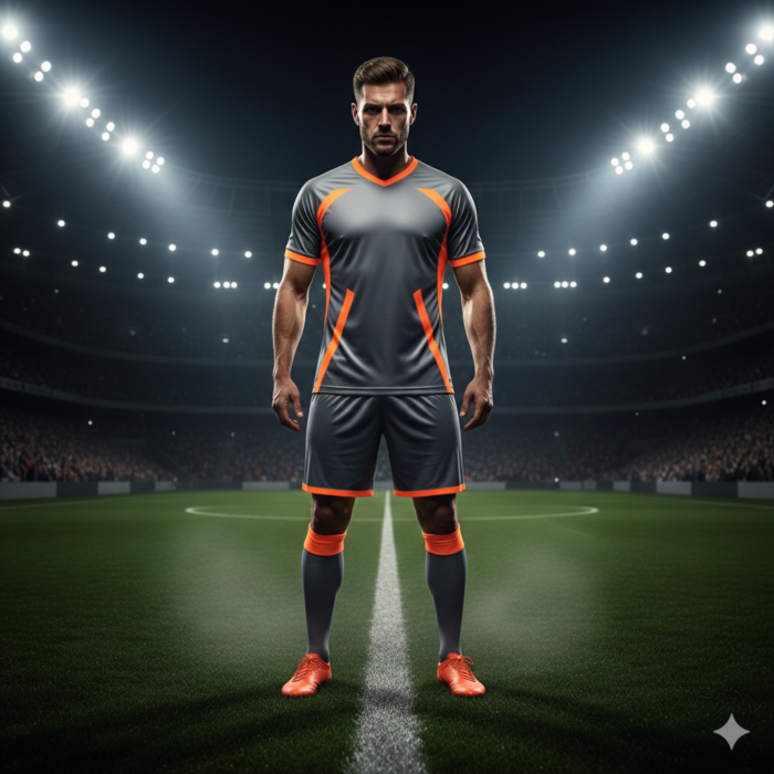 Storm Grey Football Jersey