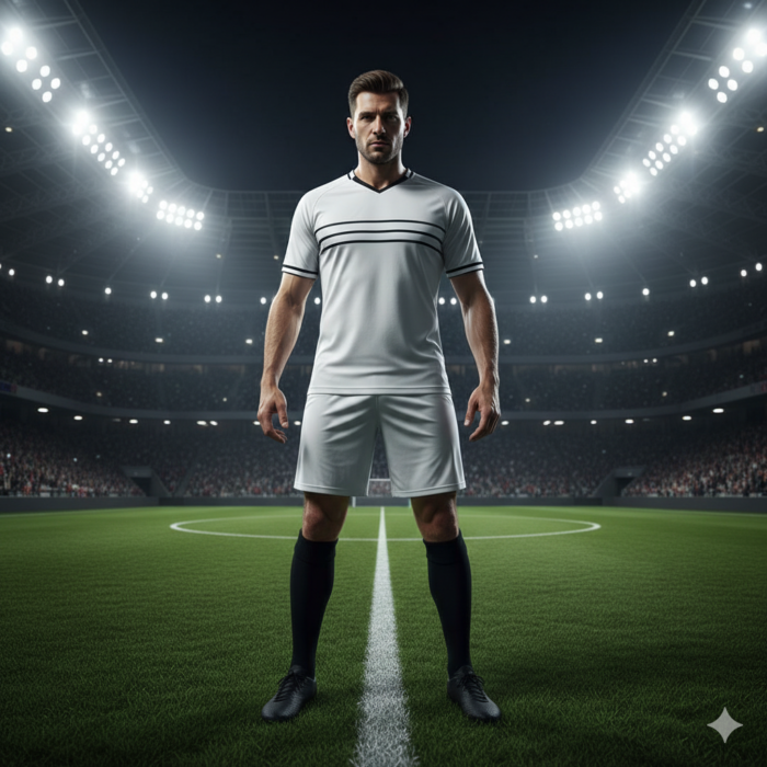 Velocity White Football Jersey